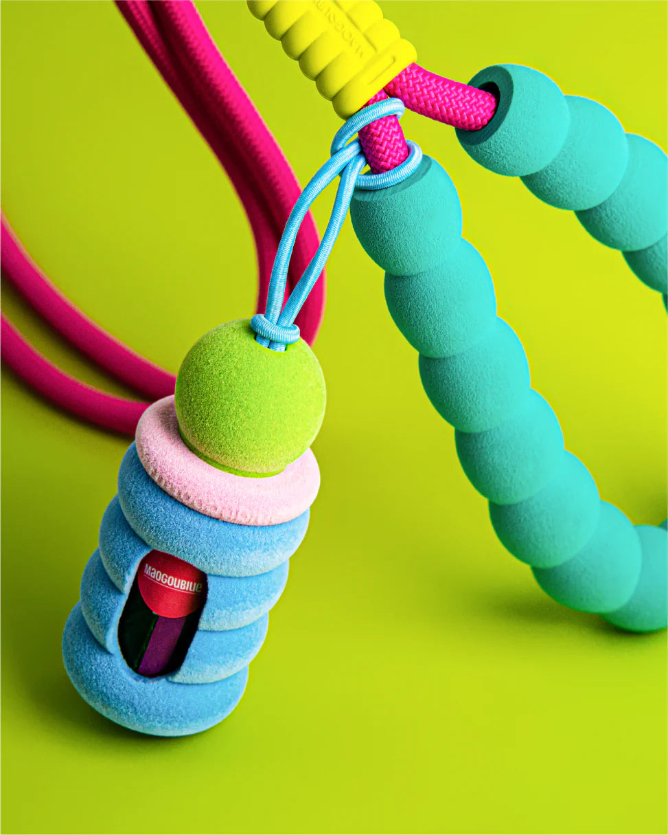 Poop-bag Holder Marshmallow Apple Velvet Party