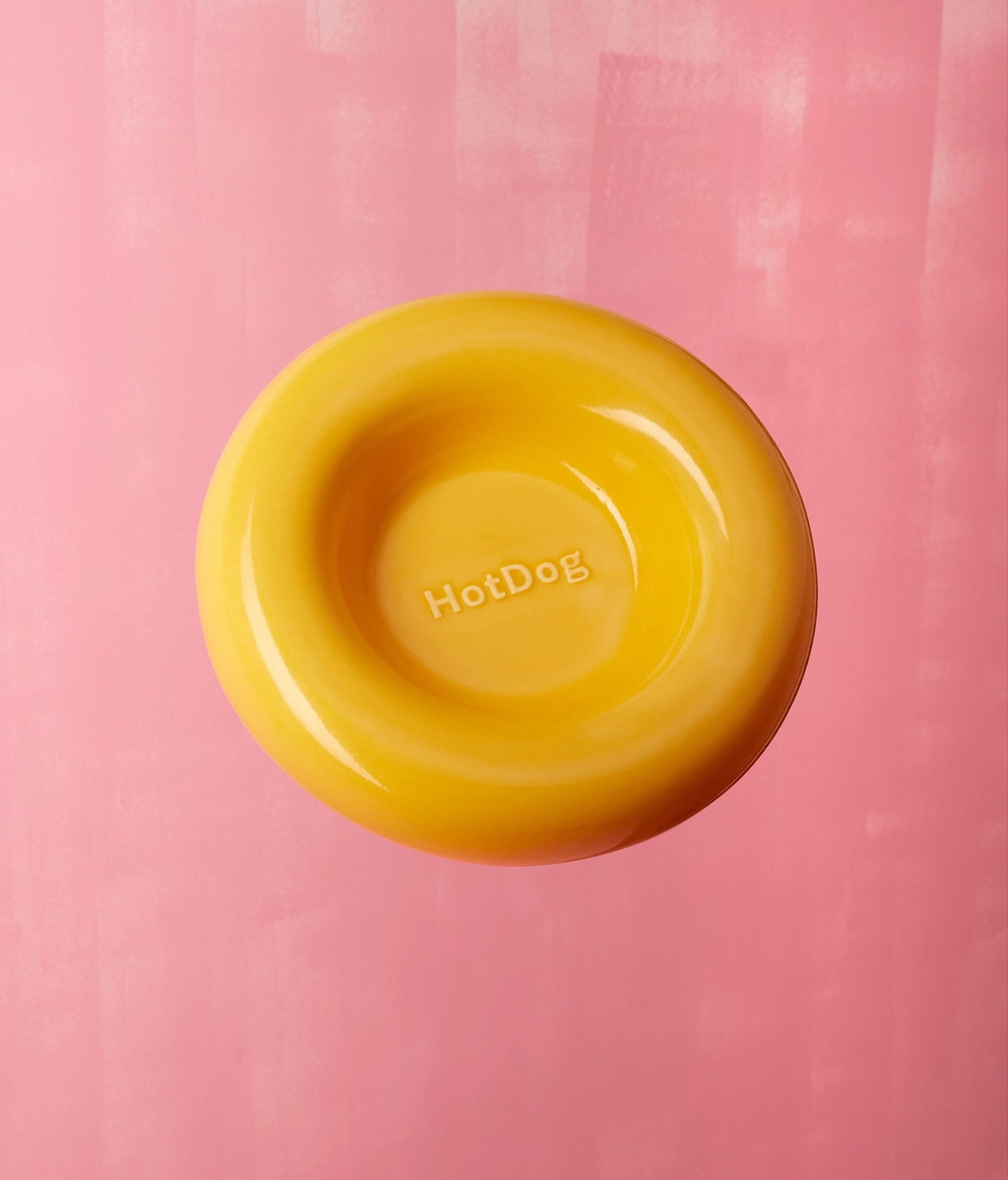 Ceramiczna miska dla psa - Żółta - Codino