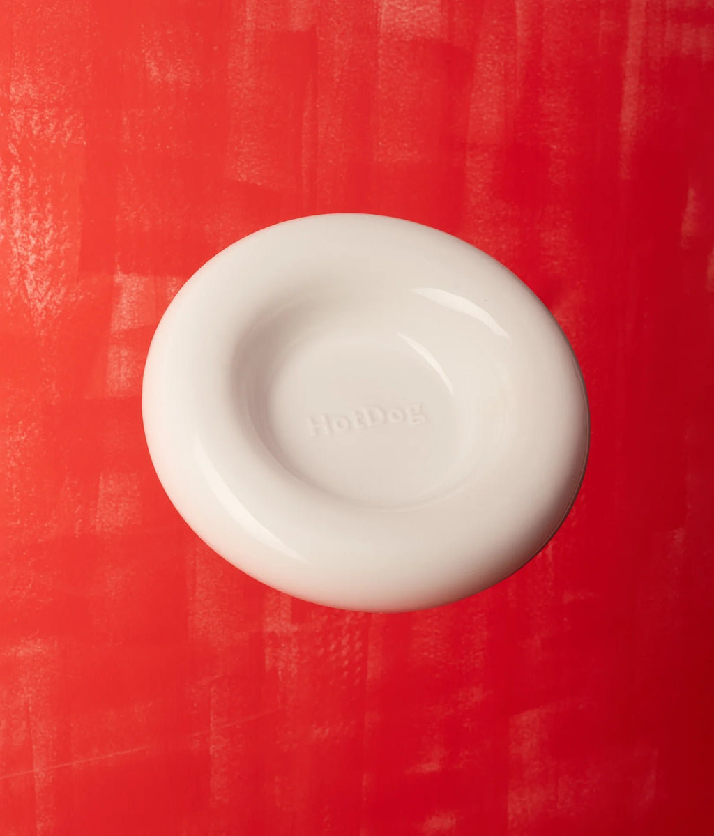 Ceramiczna miska dla psa - Biała - Codino