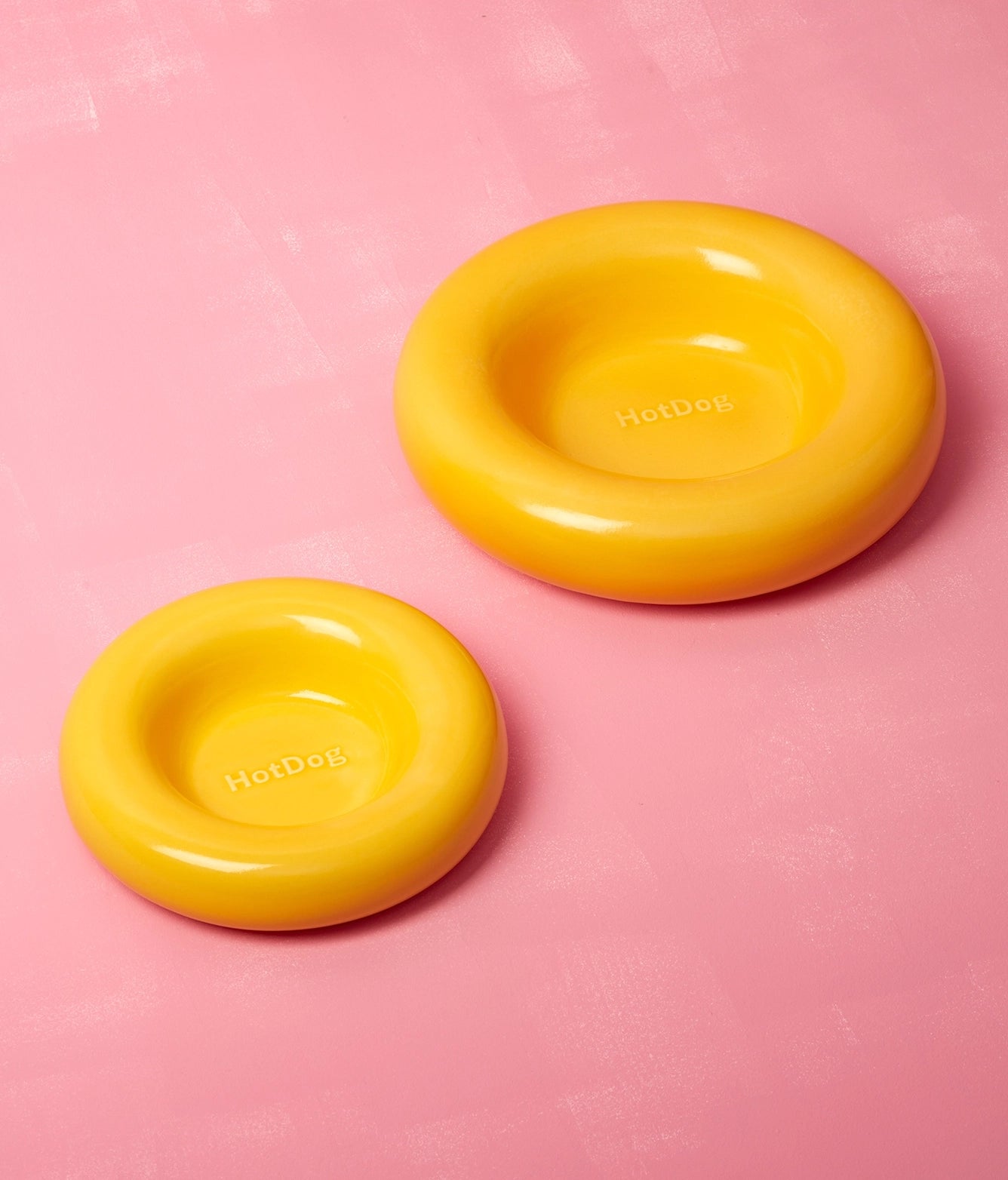 Ceramiczna miska dla psa - Żółta - Codino